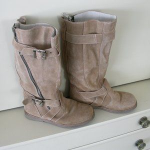 Tan Soft Suede Boots